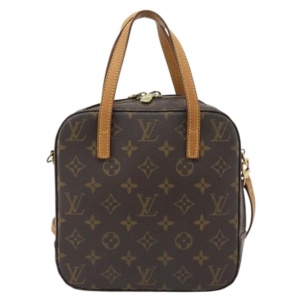 Louis Vuitton Monogram Spontini Handbag Brown